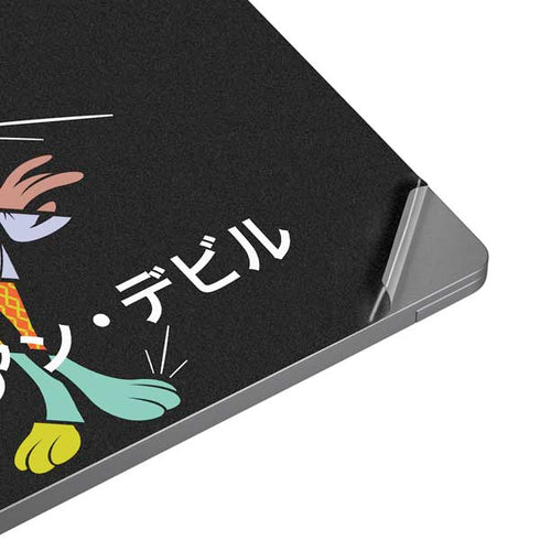 Looney Tunes Tasmanian Devil Sliced Juxtapose Laptop Skins